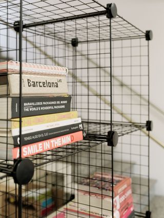 Detalle de interiorismo do espazo de coworking Modular